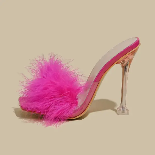 Women Rabbit Fur Slippers - Image 6