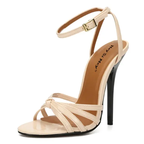 Hey Si Mey Red Extreme High Heels Sandals Women 2025 Summer Shoe Luxury Sexy Black Mules Party Wedding Dance Fetish Shoes Ladies - AliExpress 322 - Image 4