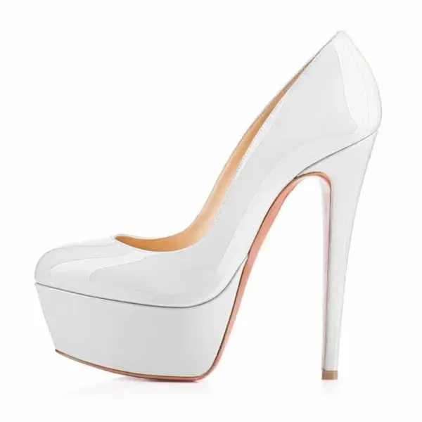 New Women Pumps Extremely High Heels Shoes14cm Sexy Patent Leather Woman Wedding Party Shoes Platform Stiletto Red 817-9PA - AliExpress 322 - Image 6