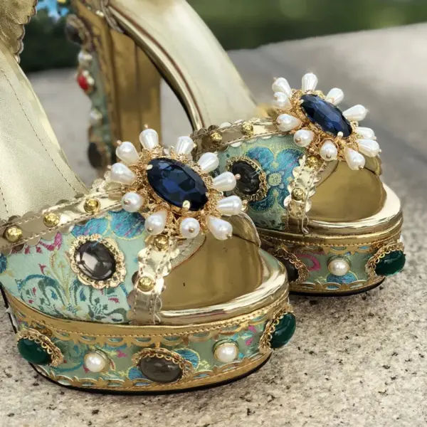 Women's Luxury Brand Sandals High Heel | Luxury Brand Women Sandal - Brand Women - Aliexpress - Image 2