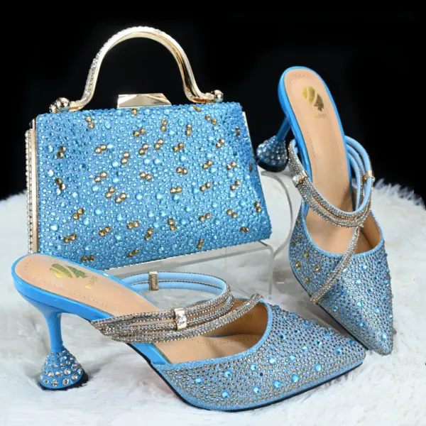Doershow Italian Shoe and Bag Set New 2024 Women Shoes and Bag Set In Italy skyblue Italian Shoes with Matching Bag HGH1-16 - AliExpress 322