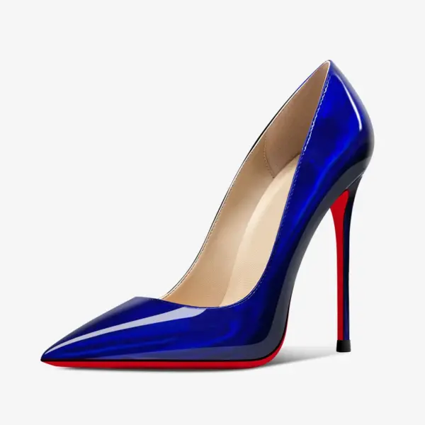 2025 new laser silver 12cm sexy shallow mouth super high heels for women, thin heels, red pointed professional single shoes - AliExpress 322 - Image 4