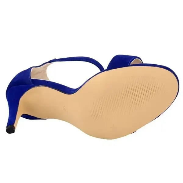 2025 New Women Sexy Pumps Sandals Summer 9cm Thin Heel Open Toe Ankle Strap High Heels Ladies Stilettos Party Red Wedding Shoes - AliExpress 322 - Image 5