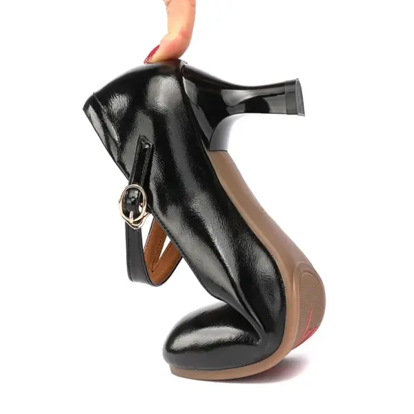 4cm 6cm Comfortable Light Shallow Mouth Soft Leather Shoes for Dance Mom Party 2025 Spring Med Kitten Heels Shoes Gold Silver - AliExpress 322 - Image 6