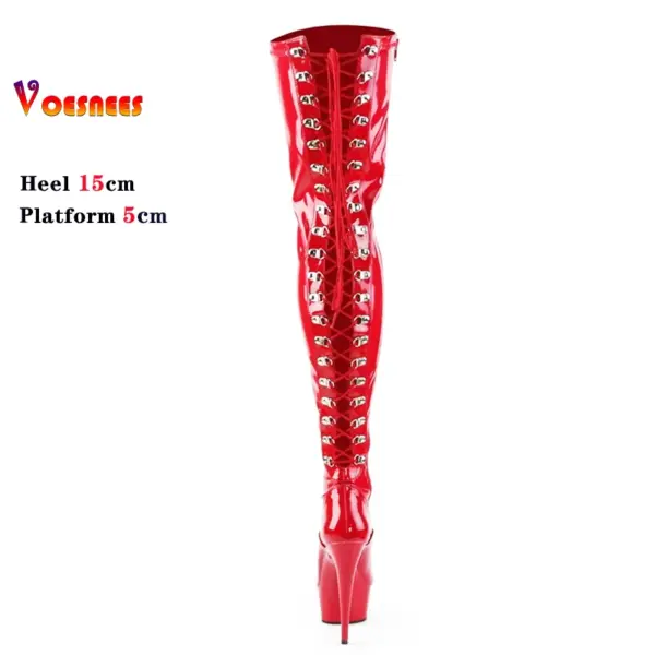 Strip Pole Dance Over The Knee Boots - Image 5