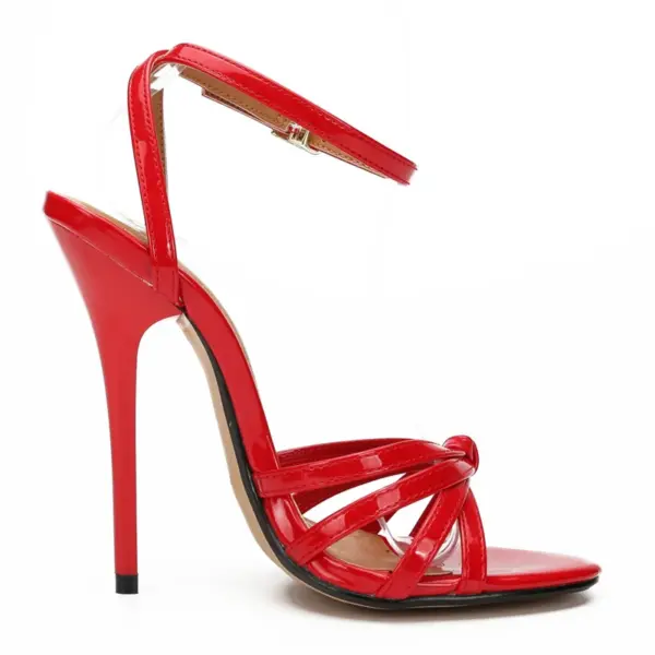 Hey Si Mey Red Extreme High Heels Sandals Women 2025 Summer Shoe Luxury Sexy Black Mules Party Wedding Dance Fetish Shoes Ladies - AliExpress 322 - Image 3
