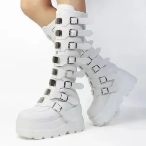 Gothic Platform Boots Punk Style