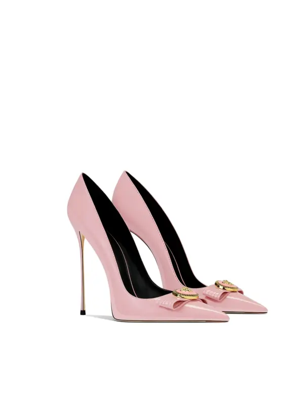 Pink Patent Leather 2025 Spring New Pointed Stiletto High Heels Women