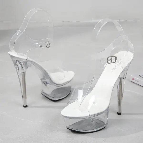 waterproof platform sandals transparent - Image 5