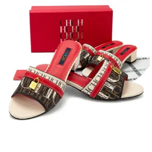 Summer 2025 Red Brown Beige Wedge Heel Sandals Retro Color Block Cross Strap Women Vacation Commute Buckle Wave Traction - AliExpress 322