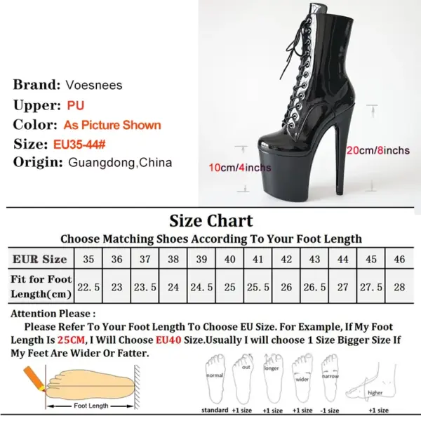 Ultral High Heel 20CM Sexy Women Boots - Image 5
