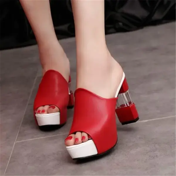 Sexy High Heel Clogs - Image 4