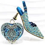 Luxury italian and african style shoe and bag set