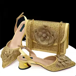 Doershow afrikanische mode italienische schuhe und taschen sets für abend party mit steinen gold italienische handtaschen match taschen! HDF1-3 - AliExpress 322